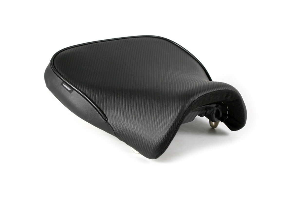 Suzuki GSXR 600 / 750 / 1000 Sargent World Sport Front Seat - All Black.